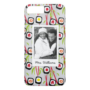 Sushi Design Pattern   Monogram Case-Mate iPhone Case