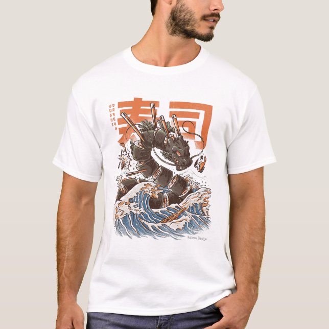 Sushi dragon  T-Shirt (Front)