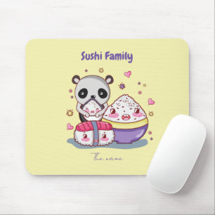 Sushi Family Mouse Pad