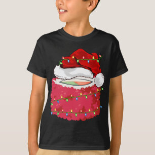 Sushi Fast Food Lover Xmas Santa Hat Sushi Christm T-Shirt