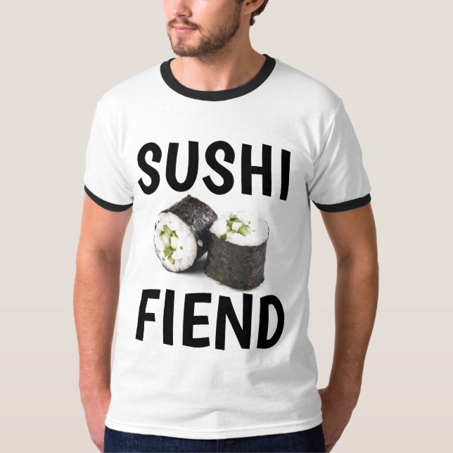 SUSHI FIEND, California Roll T-shirts (Front)