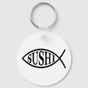 Sushi Fish Key Ring