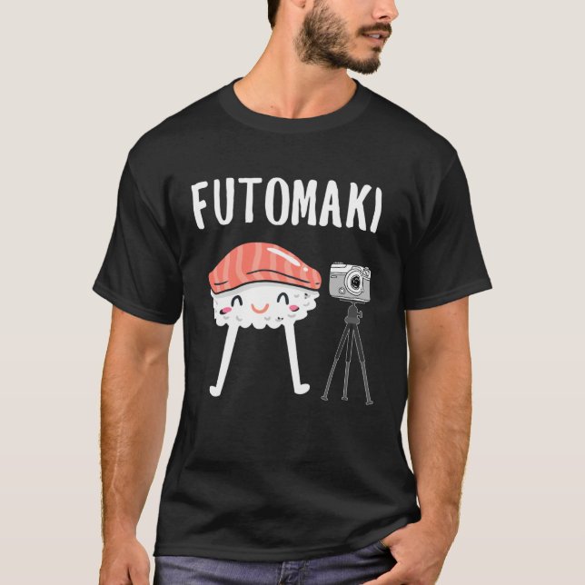 Sushi  for Men Miso Maki Japan Wasabi Nigiri Fish  T-Shirt (Front)