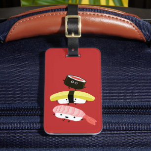 Sushi Friends - Fun Sushi Characters Luggage Tag