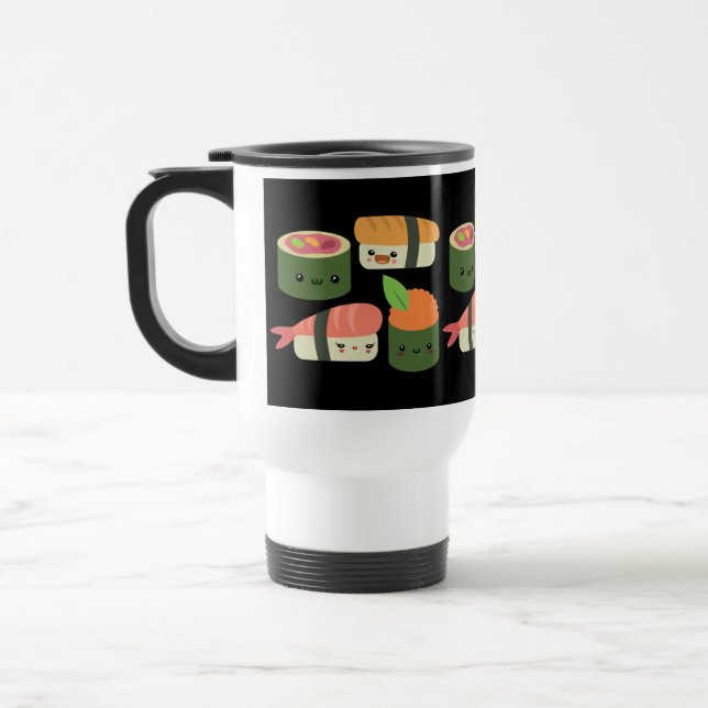 Sushi Friends Travel Mug (Left)