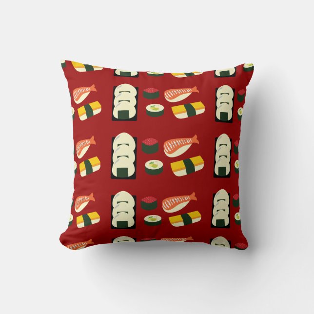 Sushi Fun Cushion (Front)
