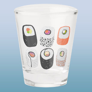 Sushi Fun Japanese Food Art Shot Glass