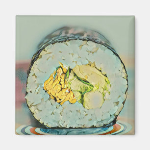 Sushi gift for food lovers magnet