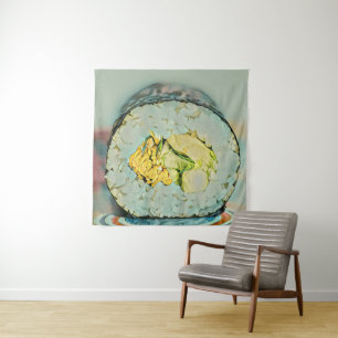 Sushi gift for food lovers tapestry
