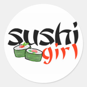 Sushi Girl stickers