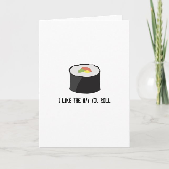 SUSHI GREETING CARD (Front)