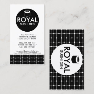sushi grids business card