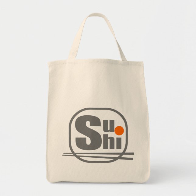 Sushi Grocery Tote Bag (Front)