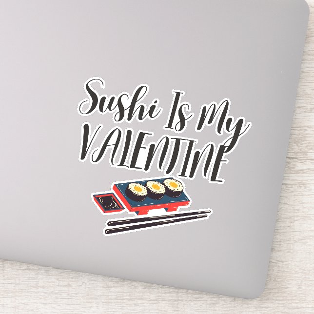 Sushi Is My Valentine, sushi (Detail)