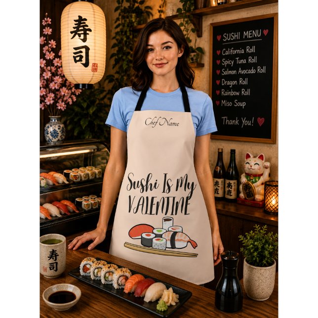 Sushi Is My Valentine , Sushi Apron (Creator Uploaded)