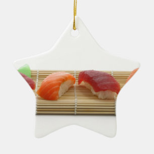 Sushi Japanese Delicious Asian Food Yummy Ceramic Tree Decoration