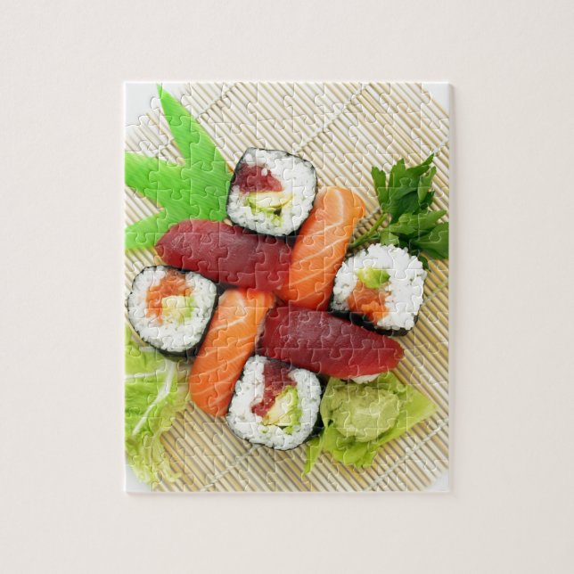 Sushi Japanese Delicious Asian Food Yummy Jigsaw Puzzle (Vertical)