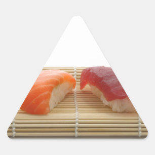 Sushi Japanese Delicious Asian Food Yummy Triangle Sticker