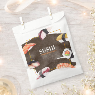 Sushi Japanese Food Favour Bags