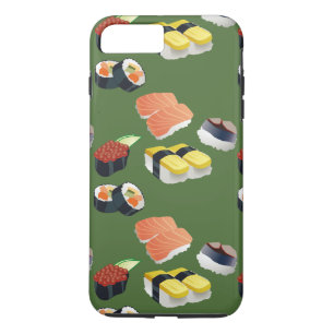 sushi japanese food green phone cover