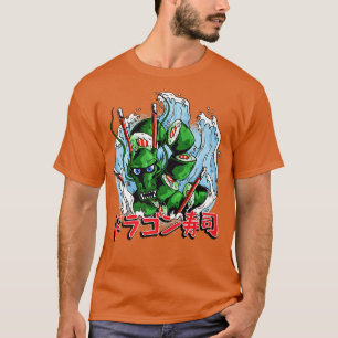 Sushi Kaiju Dragon Japan Manga Anime Fans  T-Shirt