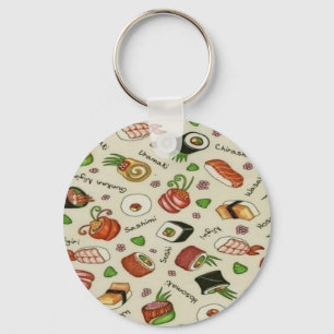Sushi Key Ring