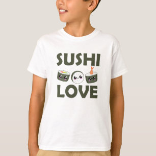 Sushi Love Cute Cawaii Food Favourite Food T-Shirt