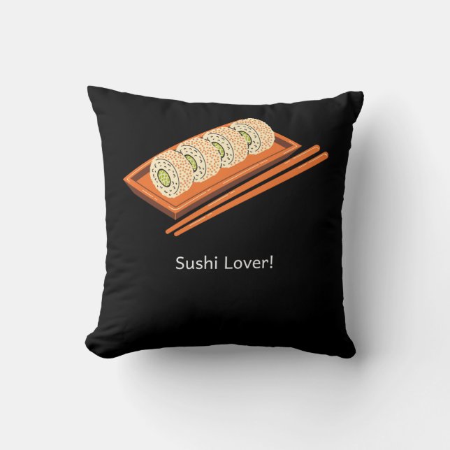 Sushi Lover Cushion (Front)