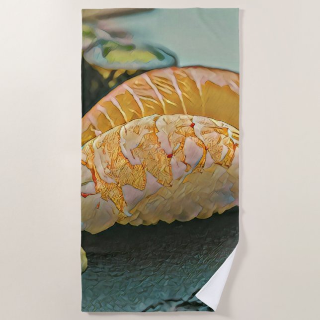 Sushi lover gift beach towel (Front)