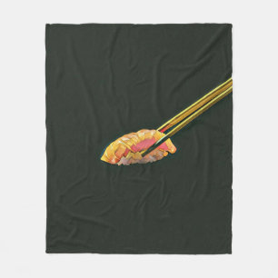 Sushi lover gift fleece blanket