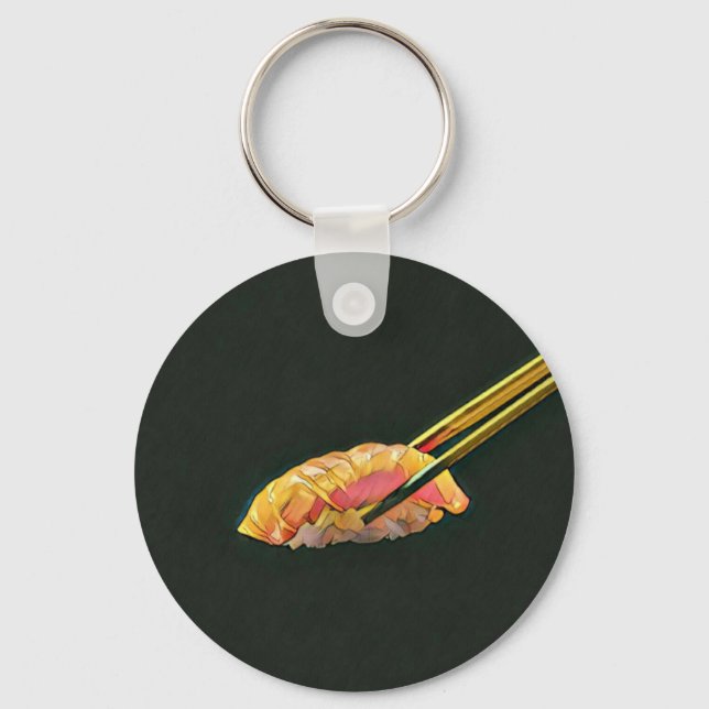 Sushi lover gift key ring (Front)