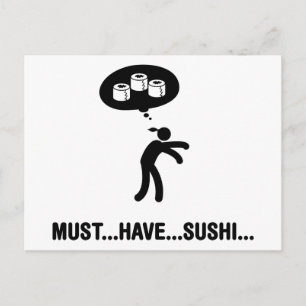 Sushi Lover Postcard