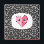 Sushi Magnet<br><div class="desc">A cute refrigerator magnet with an adorable piece of heart shaped sushi. Collect the whole set. Made for you by Blackberry Boulevard. A nice gift for the Japanese food lover in your life.</div>