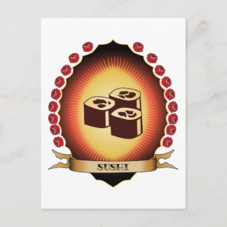 Sushi Mandorla Postcard