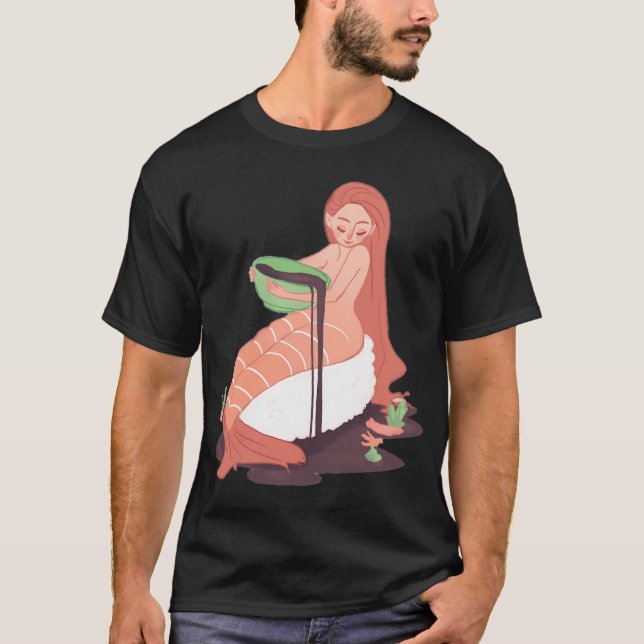 Sushi Mermaid T-Shirt (Front)
