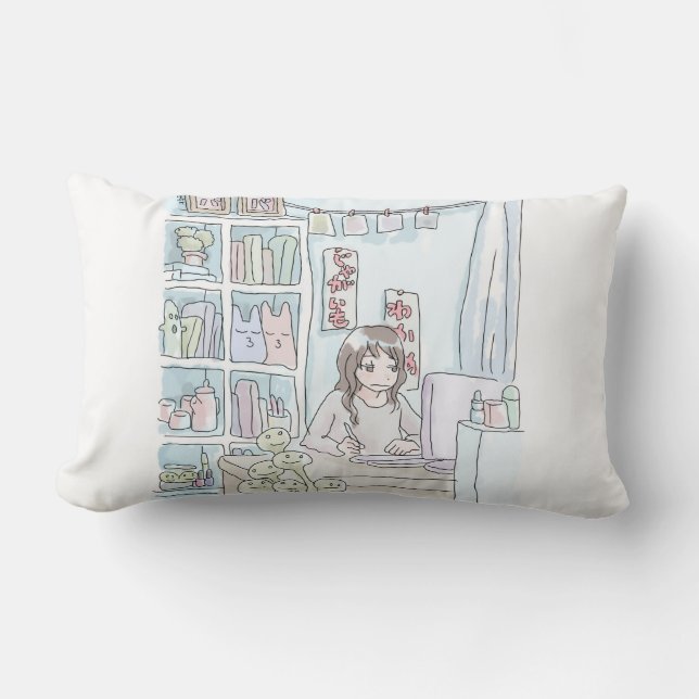 SUSHI MISCELLANEOUS SHELF LUMBAR CUSHION (Front)