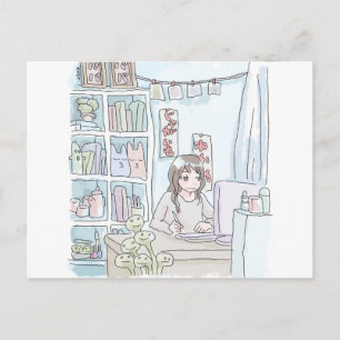 SUSHI MISCELLANEOUS SHELF POSTCARD