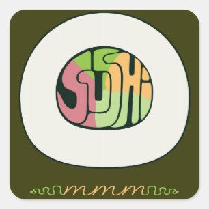 Sushi mmm Stickers