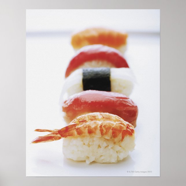 Sushi, Nigiri, close-up Poster (Front)