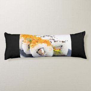Sushi on a plate body cushion