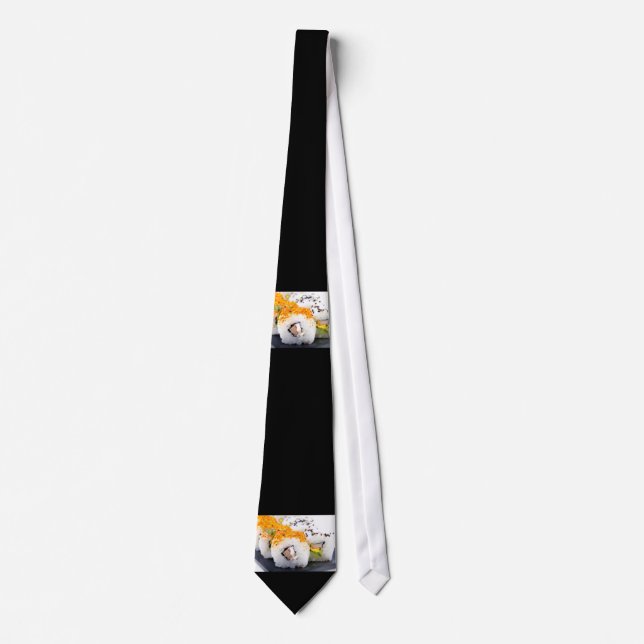 Sushi on a plate tie (Front)