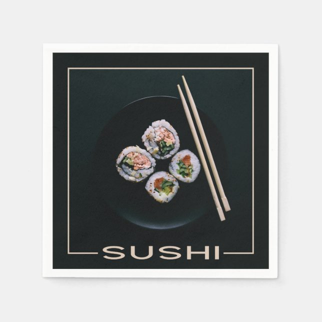 Sushi paper napkins (Front)