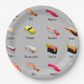 Sushi Paper Party Plates