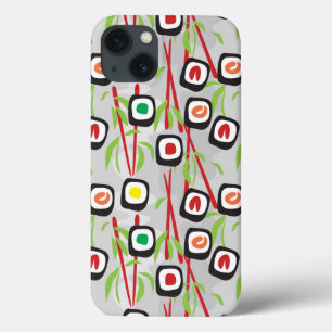 Sushi Pattern iPhone 13 Case