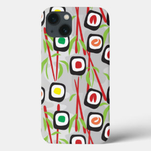 Sushi Pattern iPhone 13 Case
