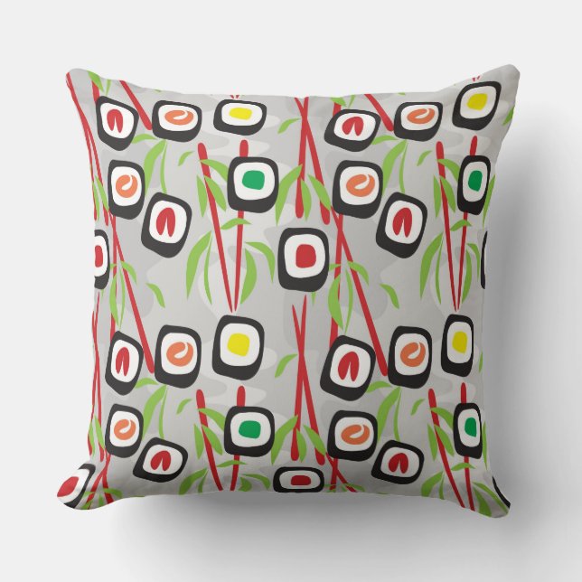Sushi Pattern Cushion (Front)