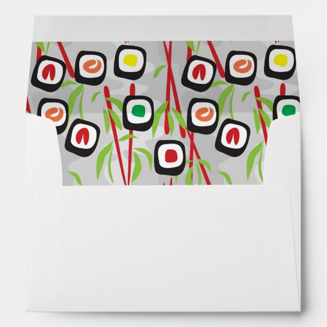 Sushi Pattern Envelopes (Back (Bottom))