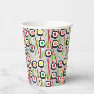 Sushi Pattern Paper Cups
