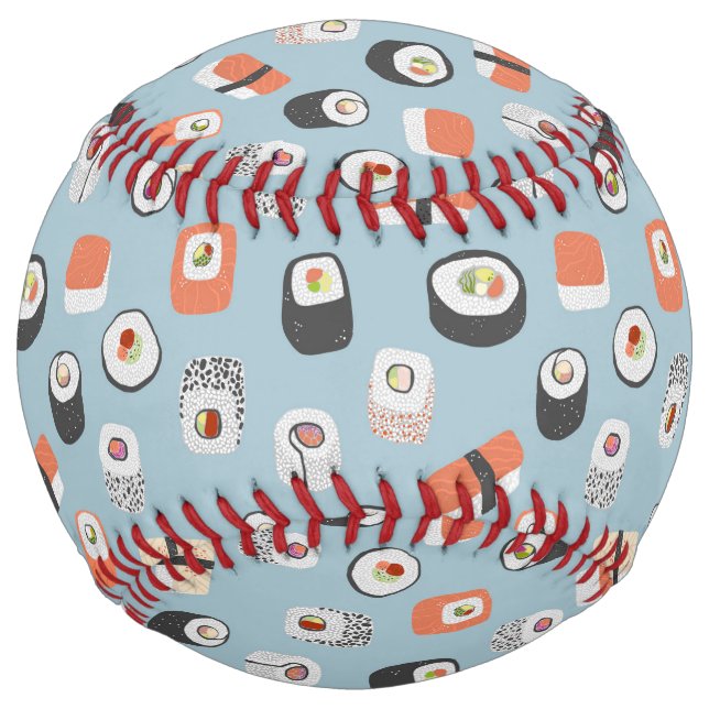 Sushi Pattern Softball (Front)