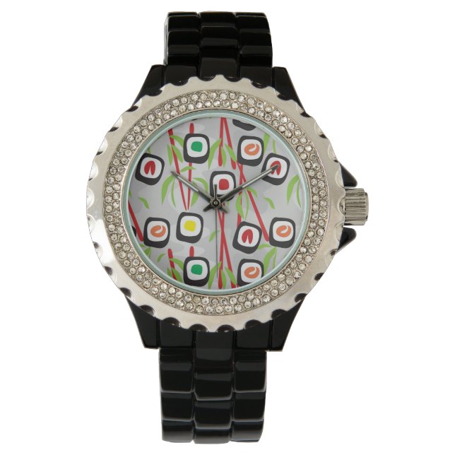 Sushi Pattern Watch (Front)